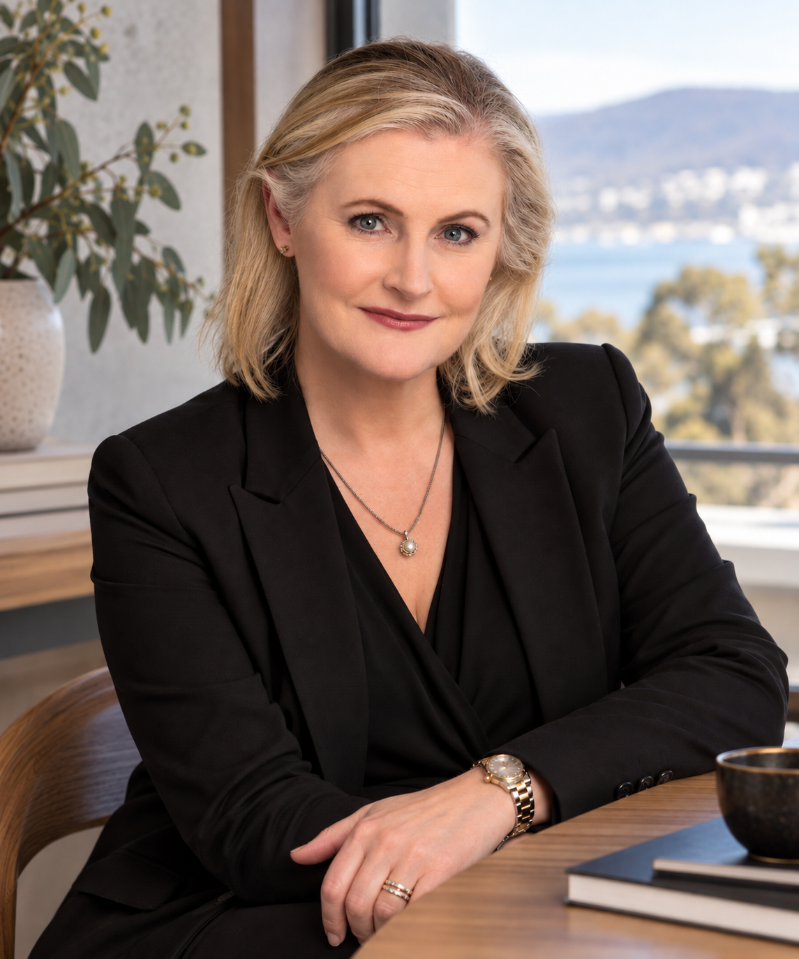 Rosalind Cardinal in a contemporary Australian workplace
